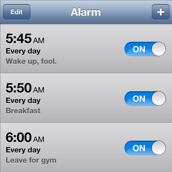 alarm